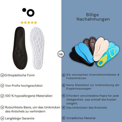 SNURKY - Premium Memory Foam Einlegesohlen