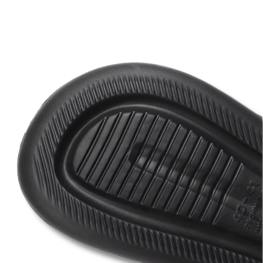 Schwarze SNURKY-Sandalen – rutschfeste Sohle