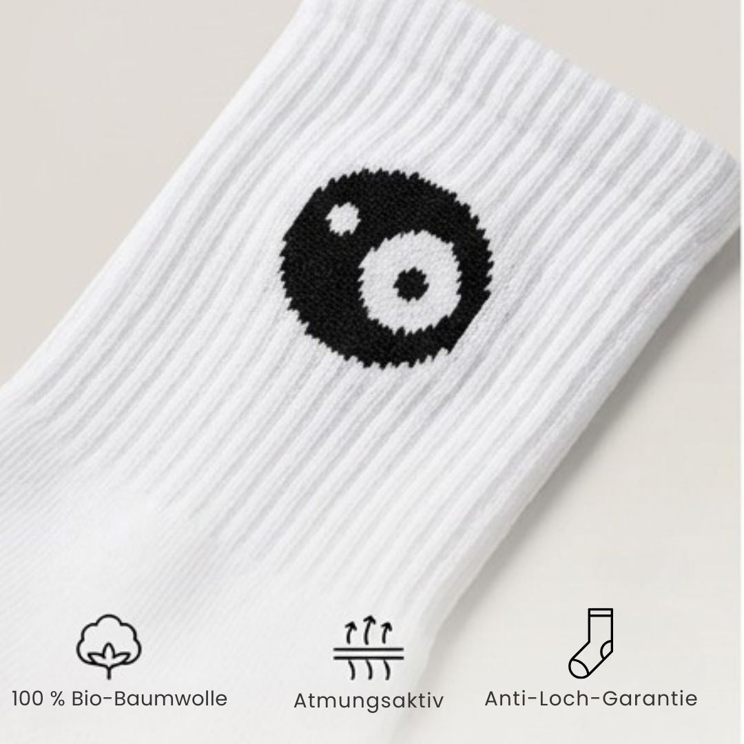 Snurky Sneaker Socken für Damen und Herren Nahaufnahme Stoff