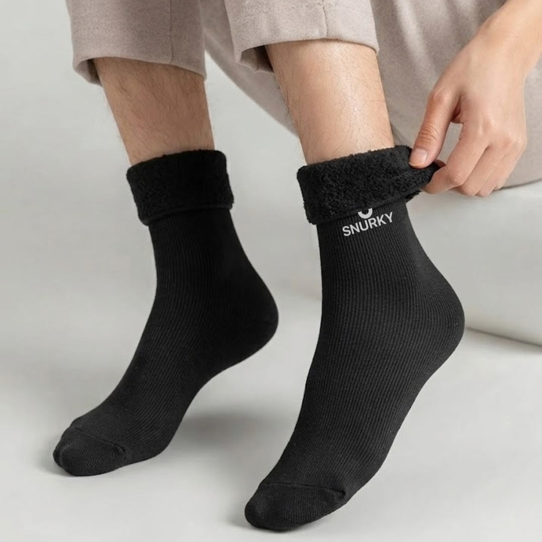 Warme Wintersocken Snurky Thermo-Socken bieten effektiven Kälteschutz bis -20°C