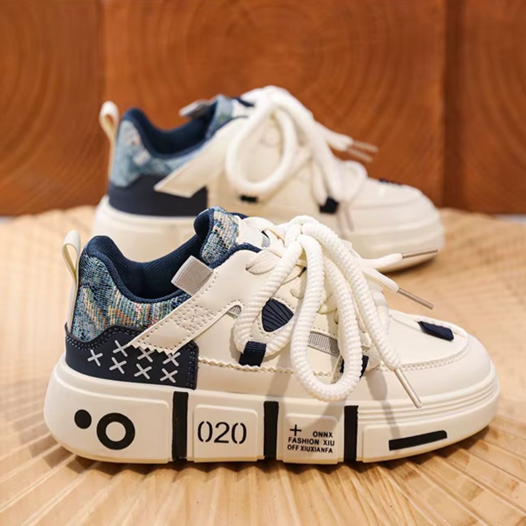 Snurky 020 Kinder Sneaker blauen für Schule