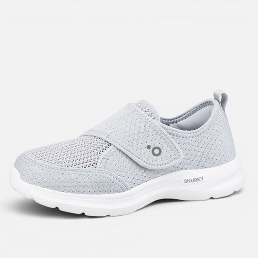 Snurky 360 orthopädische Komfortschuhe grau mit Klettverschluss