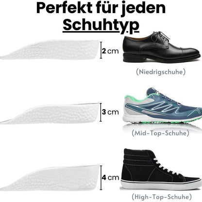 Snurky UpSole Erhöhungseinlagen – leicht und komfortabel im Alltag und beim Sport